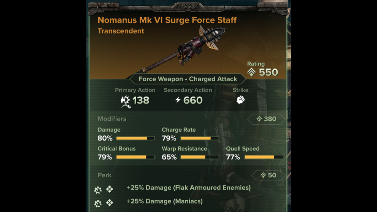 BEST Assail Crit Build /w synergy Build for Darktide Darktide WH40k