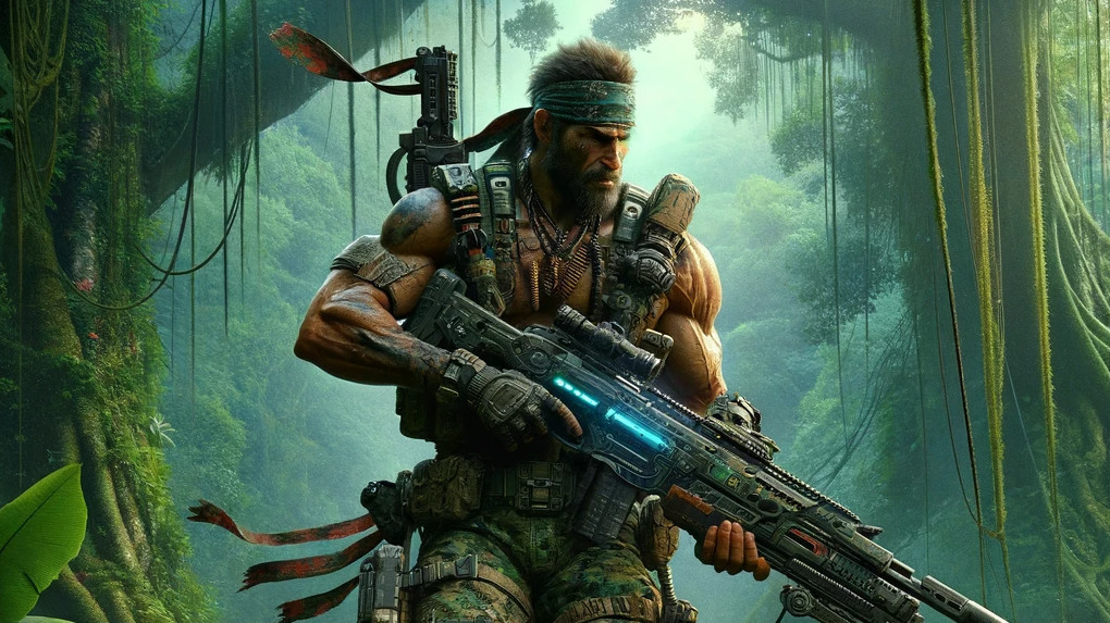 Plasma Catachan Commando (Devils Claw)