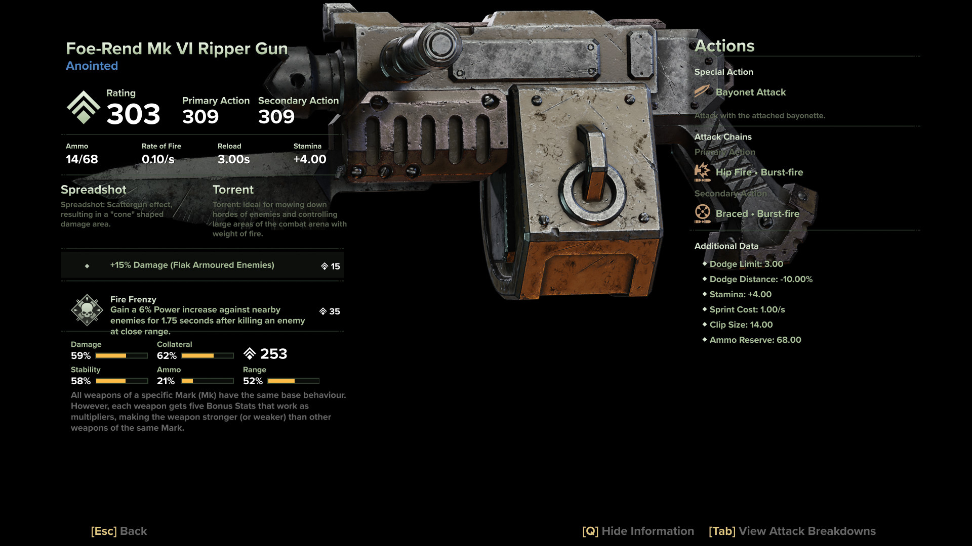 Foe-Rend Mk VI Ripper Gun