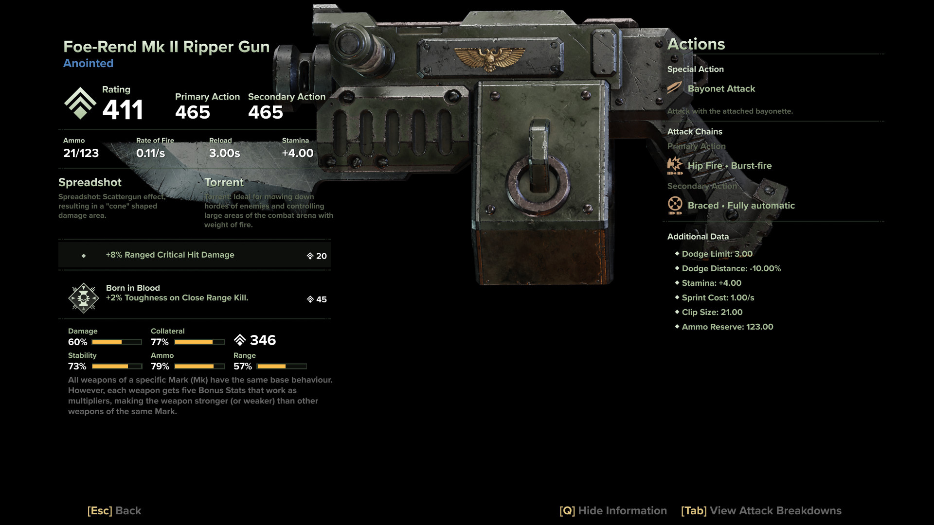 Foe-Rend Mk II Ripper Gun