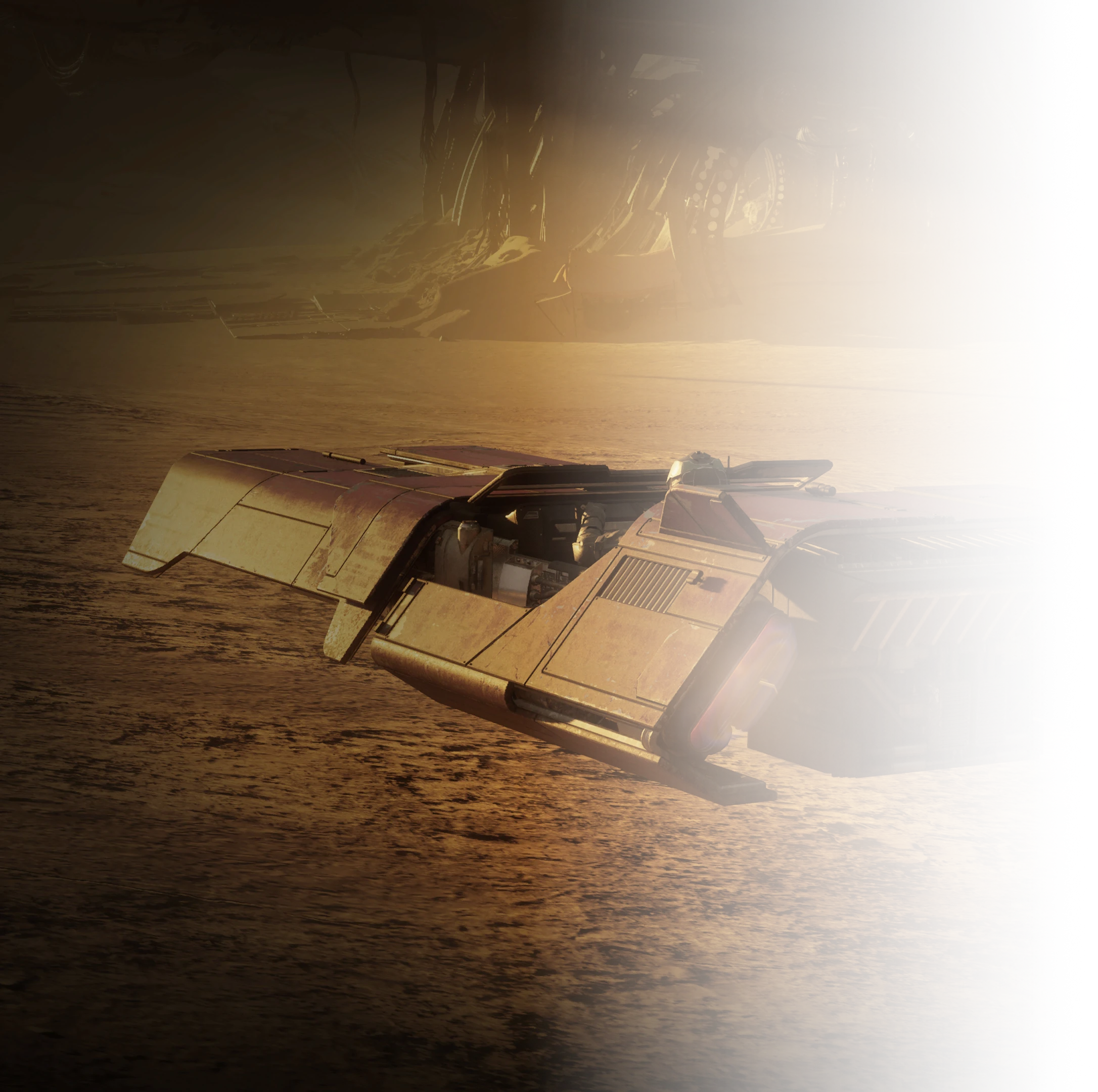Rcer Landspeeder Ace - Arcade on Jakku | Star Wars Galactic Racer