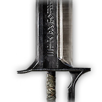 Deadly Single Edge Two-Handed Sword