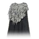 Silver Fur Decorated Cloak