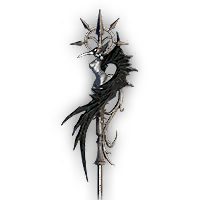 Precious Lithograph: Black Anvil Void Staff