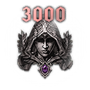 3,000 Dimensional I Contract Token Points