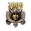 3,000 Dimensional II Contract Token Points