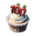 100-Day Celebration Cupcake