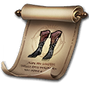 Precious Lithograph: Gilded Raven Boots