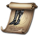 Rare Lithograph: Indomitable Strength Plate Boots