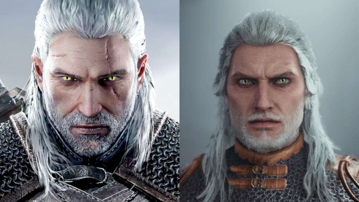 Geralt of Rivia Character Face