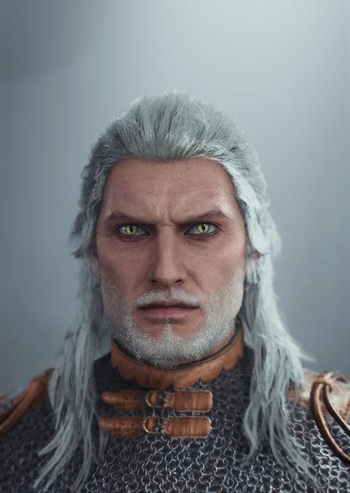 Geralt of Rivia Character Face