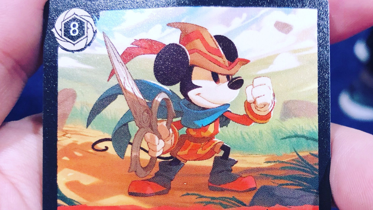 New Disney trading card game Lorcana reveals Mickey Mouse card