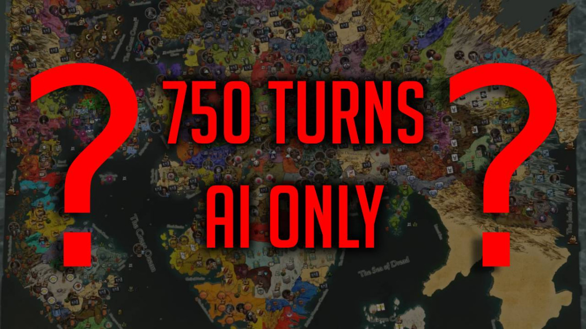 Crazy 750 Turn AI Only Time Lapse in Immortal Empires Total War Warhammer 3 Campaign