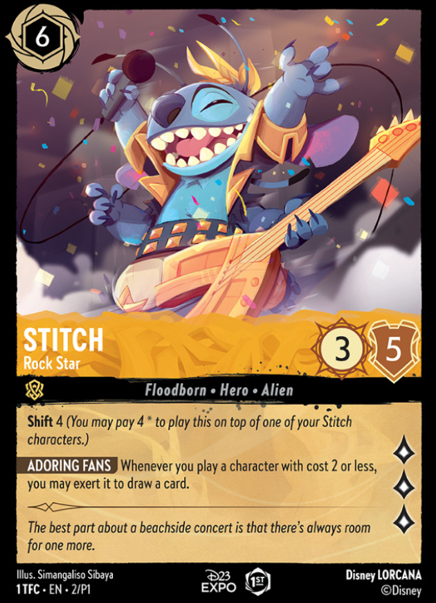 Stitch, Rock Star - Disney Lorcana