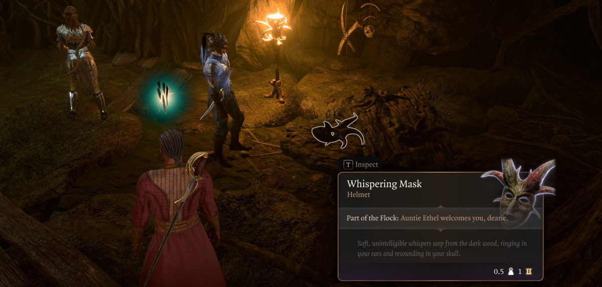 The Whispering Mask in Baldur's Gate 3
