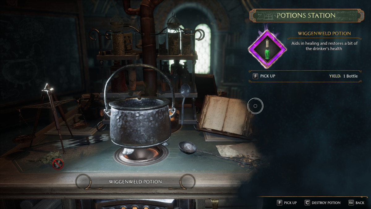 How to Brew Wiggenweld Potion in Hogwarts Legacy