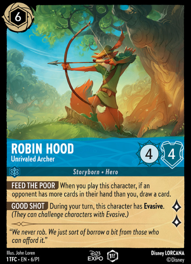 Robin Hood, Unrivaled Archer - Disney Lorcana