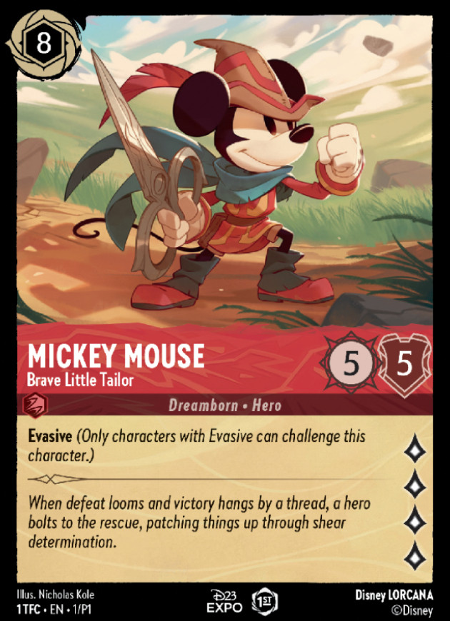 Mickey Mouse, Brave Little Tailor - Disney Lorcana