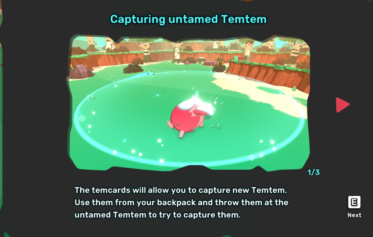 Capturing Temtem