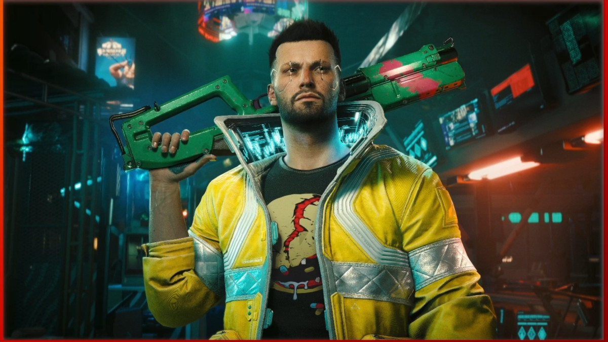 Cyberpunk Edgerunner Jacket and Weapon