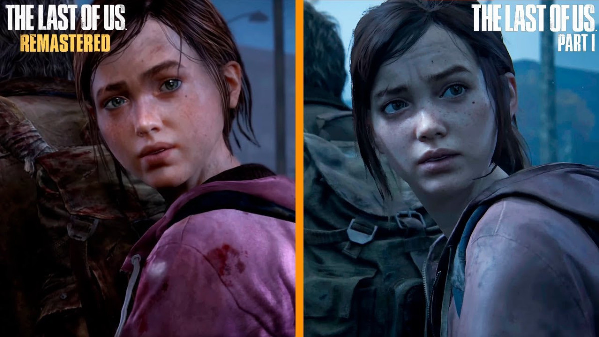 Graphics comparison between PS4 and PS5 versions of The Last of Us