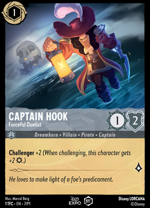 Captain Hook, Forceful Duelist - Disney Lorcana