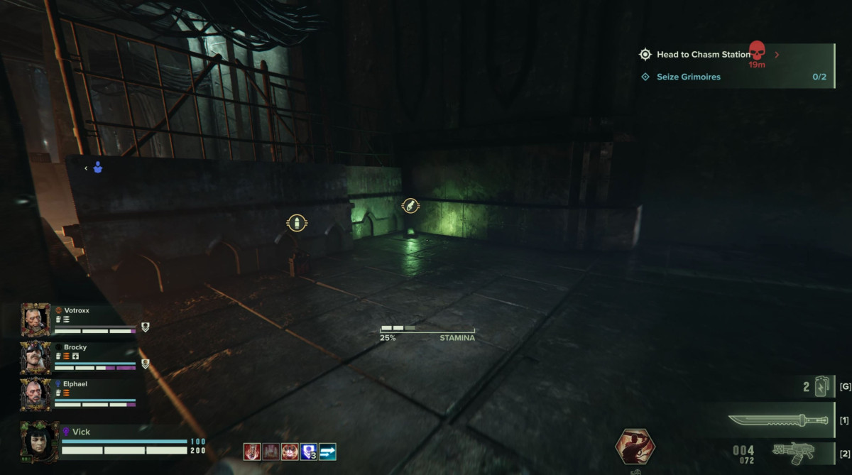 The Grimoire can spawn in the corner