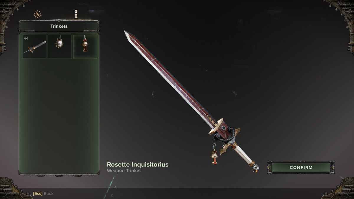We have now added a Trinket to our sword