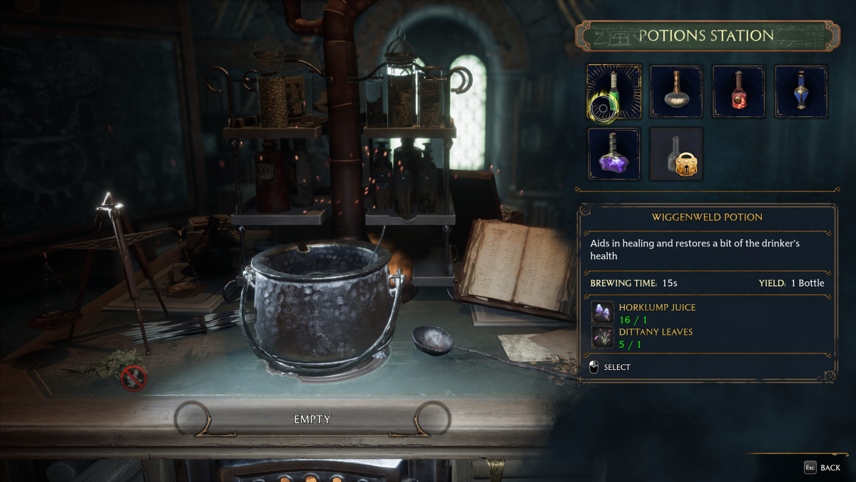 How to Brew Potions in Hogwarts Legacy