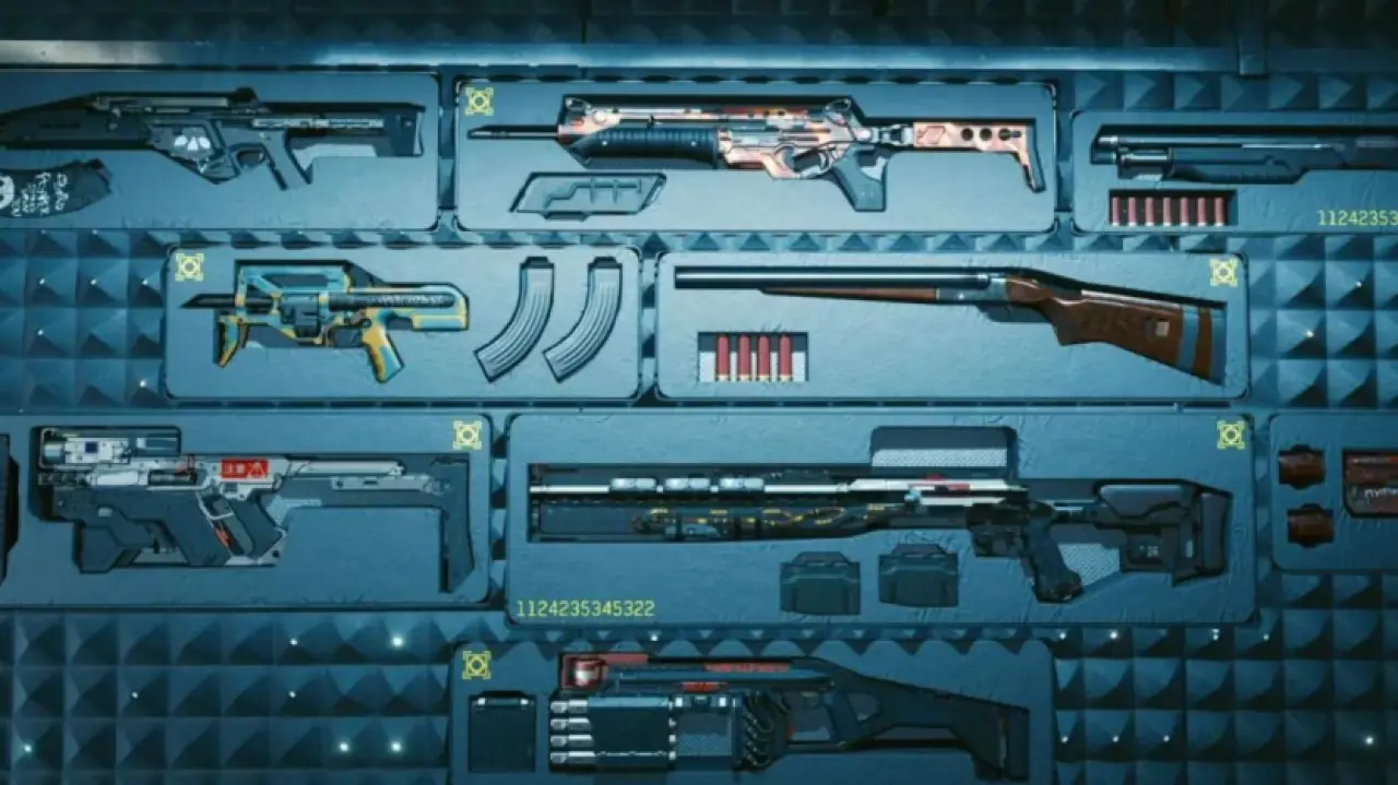 Cyberpunk 2077 Weapons Database